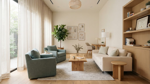 The East Mind Care consulting room